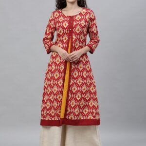 Anouk Women Printed A-Line Kurta