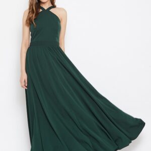 Berrylush Women Solid Maxi Dress