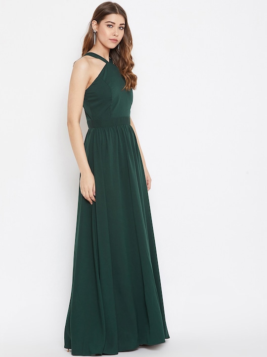 Berrylush Women Solid Maxi Dress