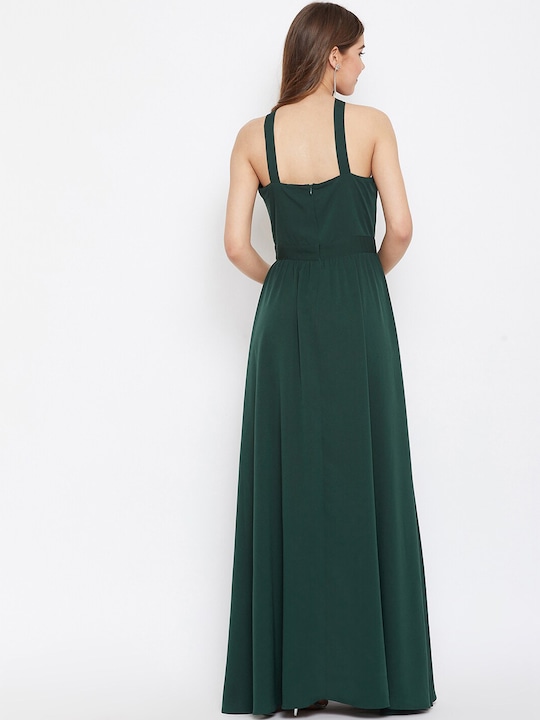 Berrylush Women Solid Maxi Dress