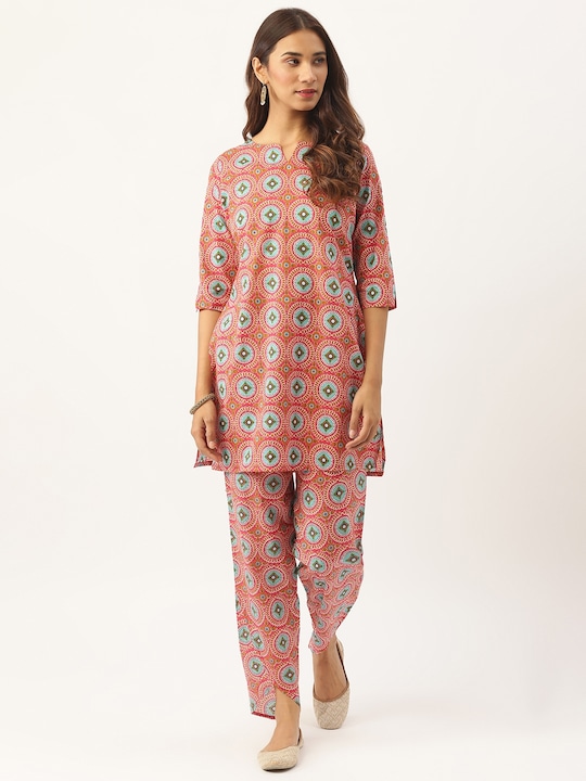 Aayna Women Printed Kurti with Trousers