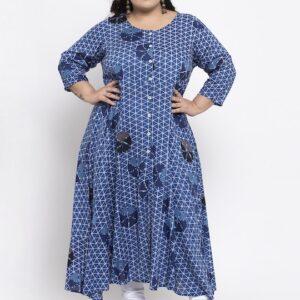 plusS Women Printed A-Line Kurta