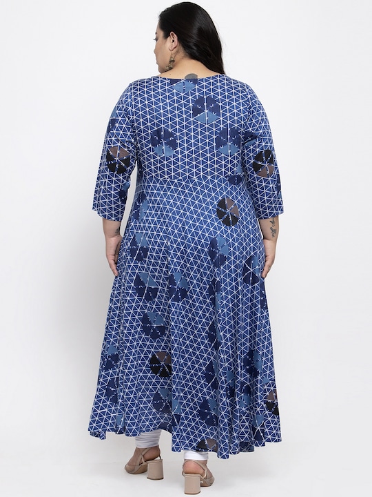 plusS Women Printed A-Line Kurta