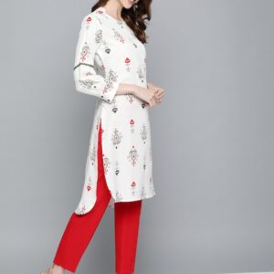 HERE&NOW Women Ethnic Motif Print Straight Kurta