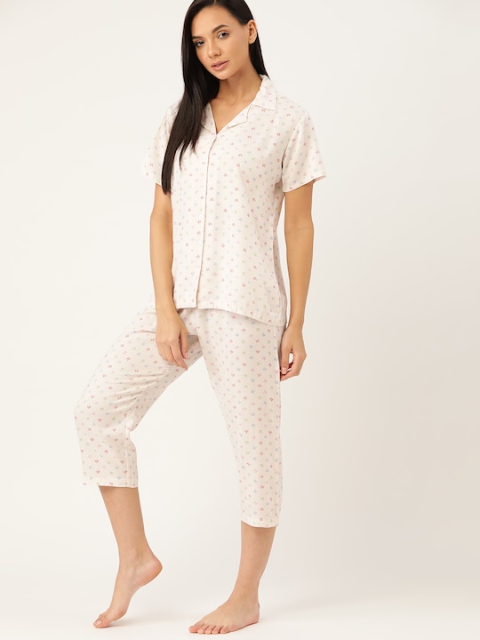 ETC Women Printed Capri Set