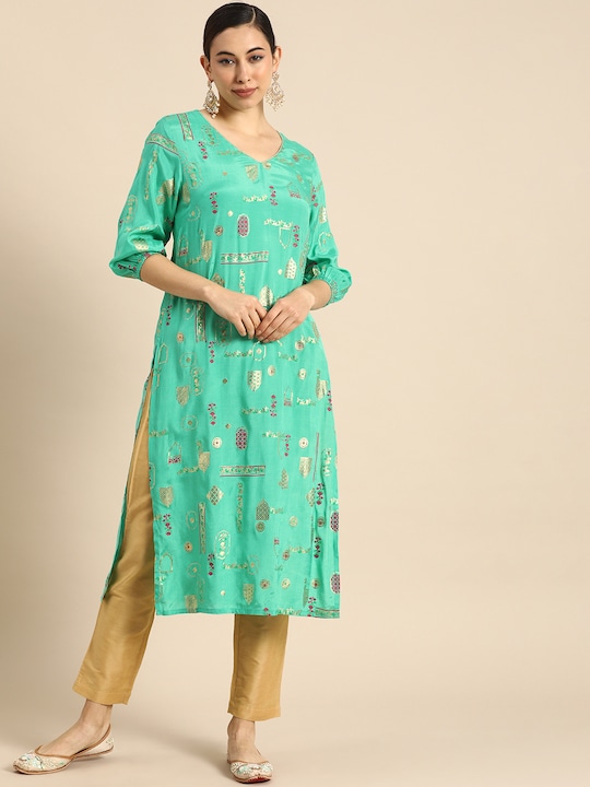 Anouk Women Ethnic Motifs Printed Kurta