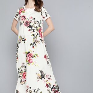 HERE&NOW Floral Print Maxi Nightdress