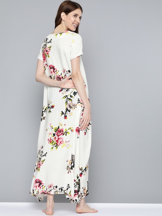 HERE&NOW Floral Print Maxi Nightdress