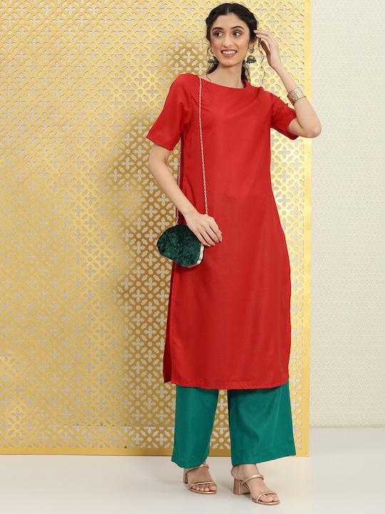 Ode by House of Pataudi Women Rozana Kurta with Palazzos