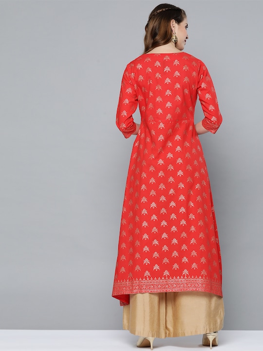 HERE&NOW Women Ethnic Motifs Printed Anarkali Kurta