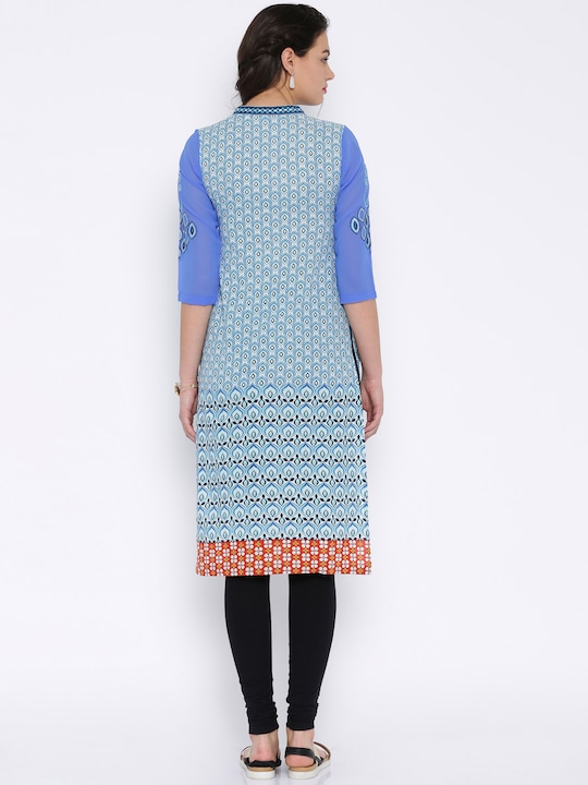 Rain & Rainbow Women Printed A-Line Kurta