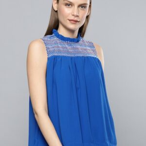 Chemistry Women Solid A-Line Top