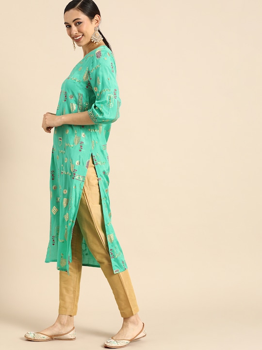 Anouk Women Ethnic Motifs Printed Kurta