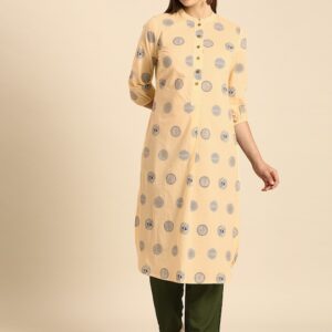 Anouk Women Ethnic Motifs Printed Pure Cotton Kurta