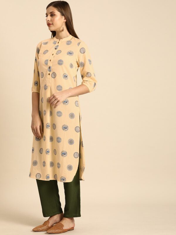 Anouk Women Ethnic Motifs Printed Pure Cotton Kurta