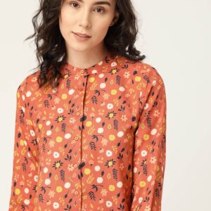 ether Women Floral Printed Casual Shirt