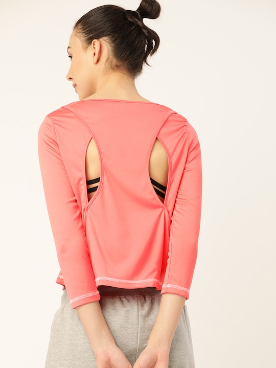 DressBerry Women Solid Styled Back Crop Top