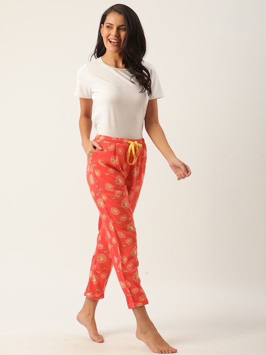 DressBerry Women Floral Printed Lounge Pants