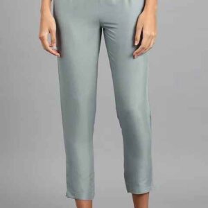 W Women Solid Slim Pant