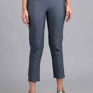 W Women Blue Straight Pants