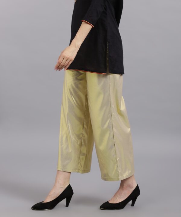 W  Women Golden Shimmery Pants