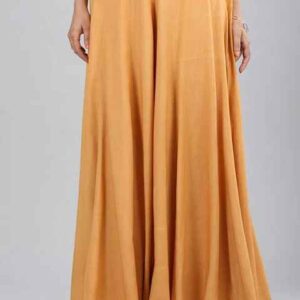 Aurelia Women Flared Solid Palazzos