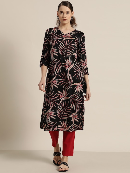 Moda Rapido Women Printed Straight Kurta