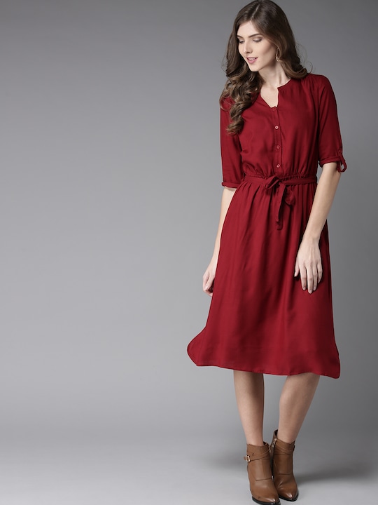 HERE&NOW Midi A-Line Dress