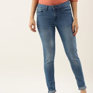 all about you Women Skinny Fit Light Fade Jeans