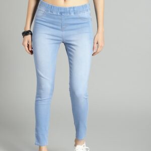 Roadster Women Solid High-Rise Denim Jeggings