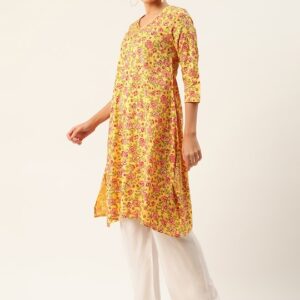 Anouk Women Floral Printed A-Line Kurta