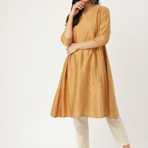 Sangria Women Solid A-Line Kurta