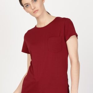 ether Women Solid Round Neck T-shirt