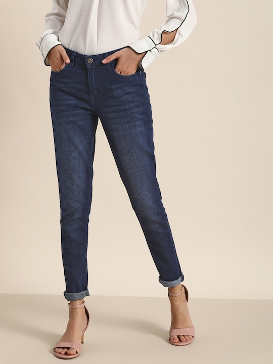 all about you Women Mid-Rise Clean Look Stretchable Jeans