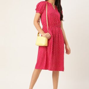 DressBerry Polka Dots Printed Dress