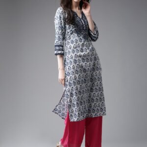 Moda Rapido Women Printed Straight Kurta