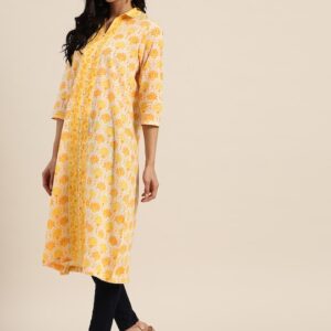 Sangria Women Ethnic Printed A-Line Kurta