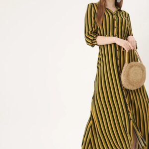 DressBerry Women Striped Shirt Dress