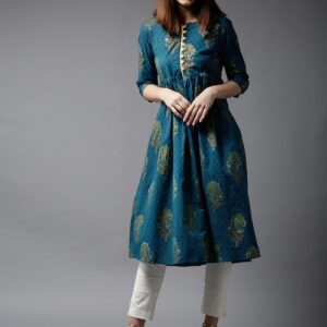 HERE&NOW Women Printed A-Line Kurta