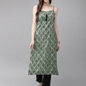 Anouk Women Printed A-Line Kurta