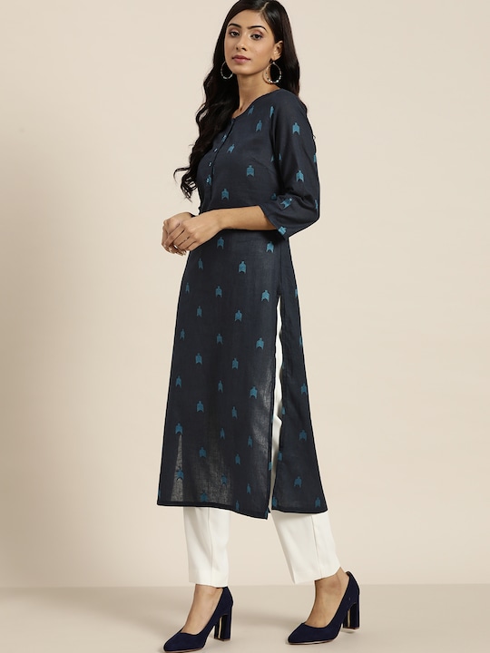 Moda Rapido Women Embroidered Thread Work Kurta