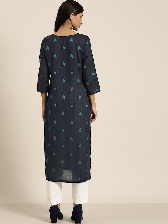 Moda Rapido Women Embroidered Thread Work Kurta