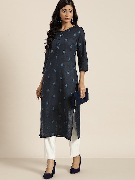 Moda Rapido Women Embroidered Thread Work Kurta