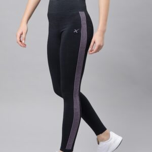 HRX Women Solid Seamless Tights