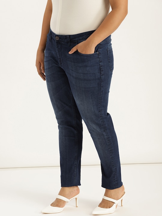 Sztori Plus Size Women Skinny Fit Stretchable Jeans