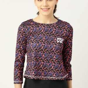 DressBerry Animal Skin Printed Styled Back Top