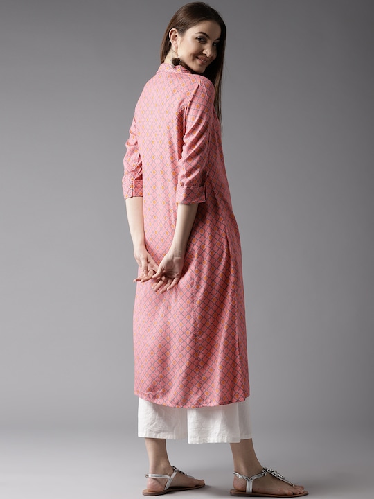 HERE&NOW Women Printed Straight Kurta