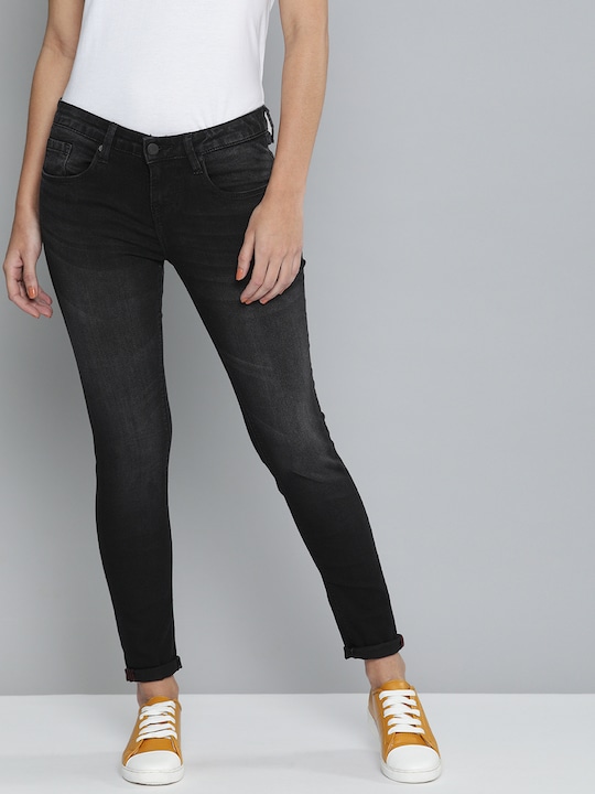 HERE&NOW Women Skinny Fit Clean Look Jeans