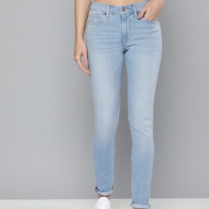 LEVI"S Women Skinny Mid Rise Blue Jeans