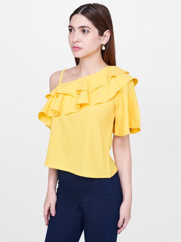 AND Casual Regular Sleeves Solid Women Top